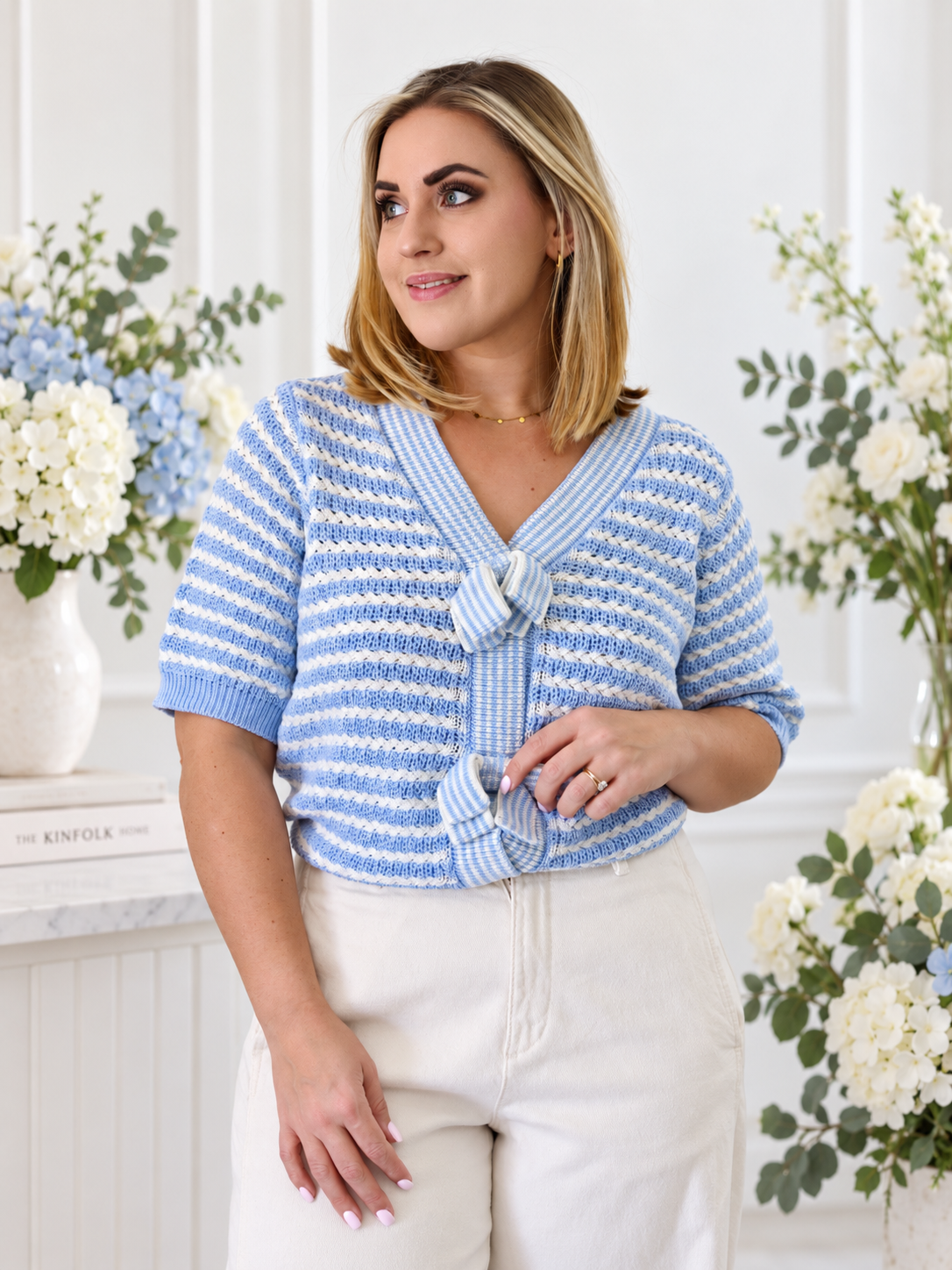 Iris Striped Knit Top