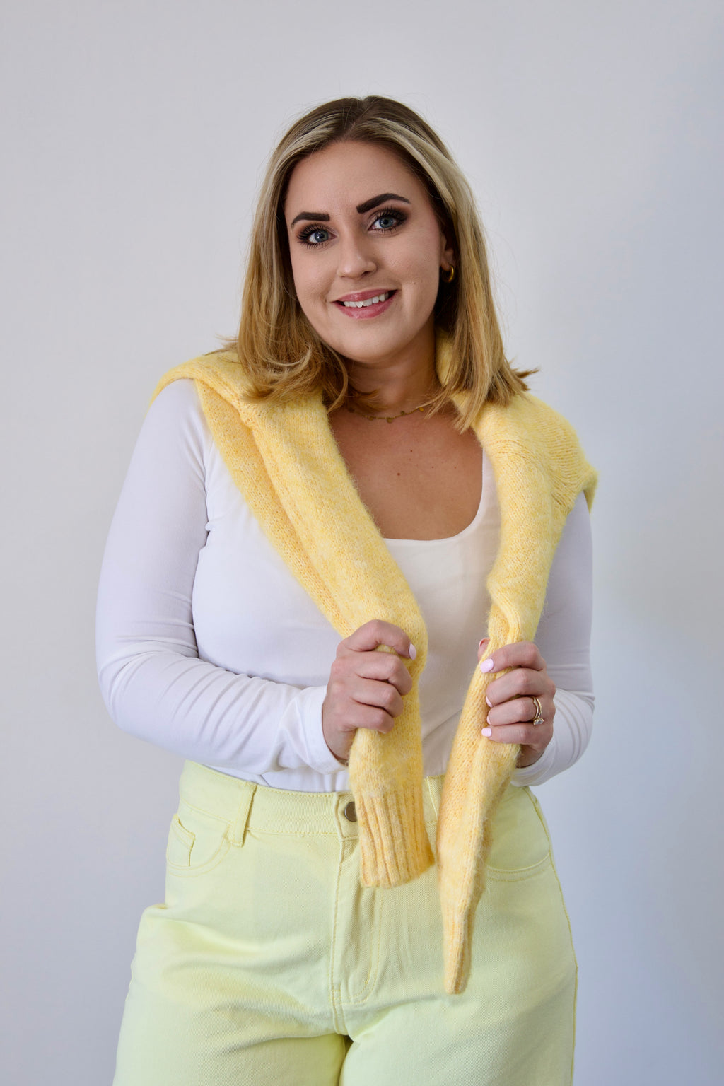 Cloud Mohair Sweater – Yellow
