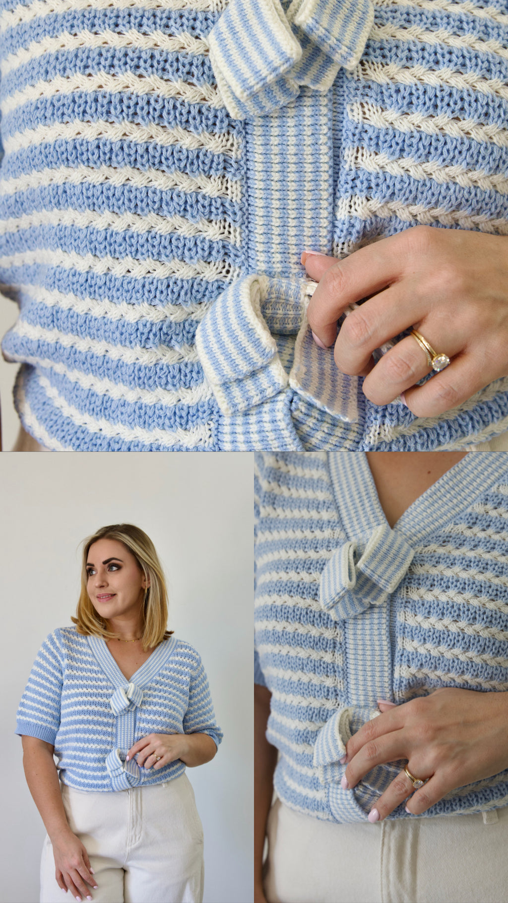 Iris Striped Knit Top
