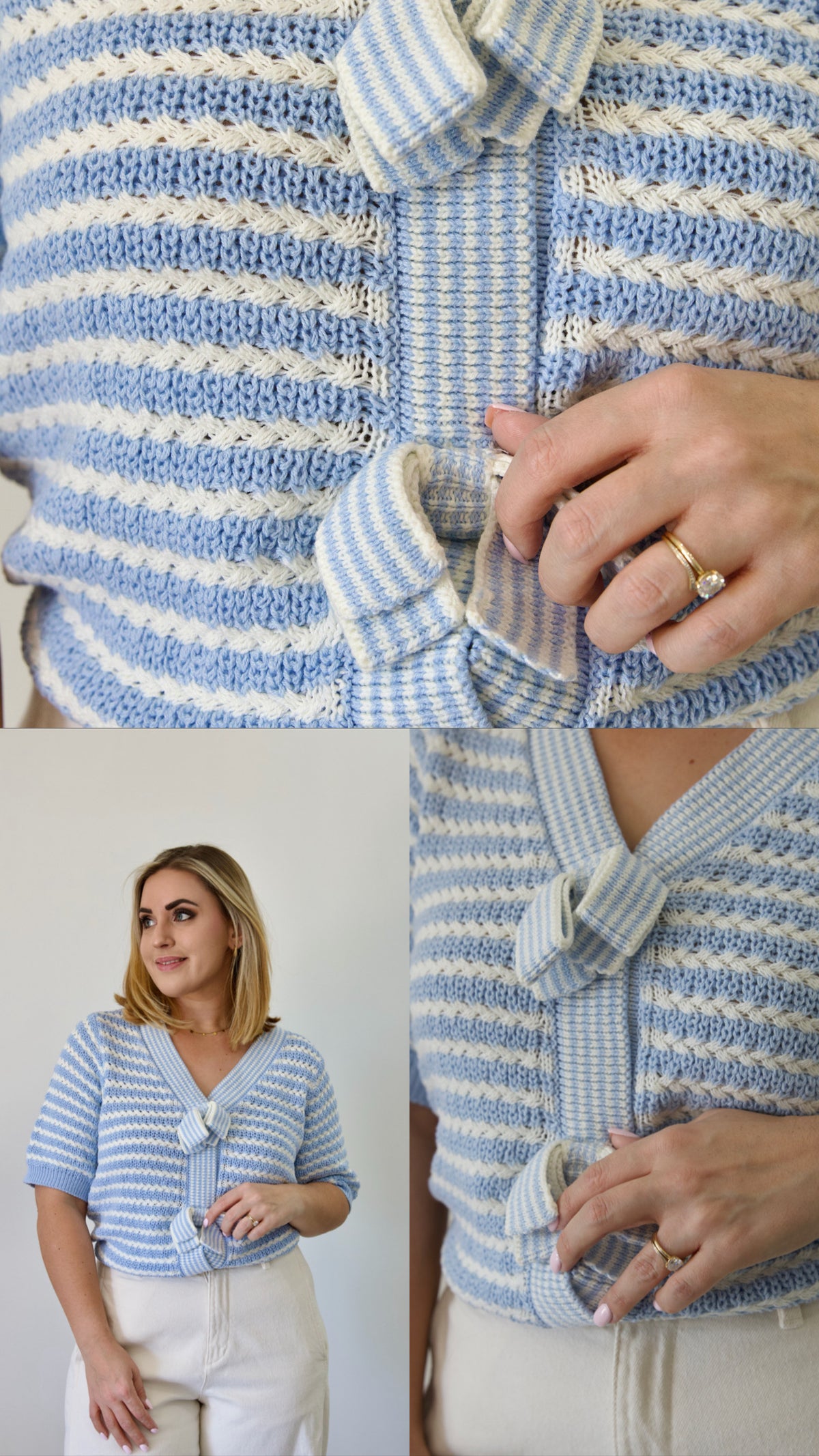 Iris Striped Knit Top