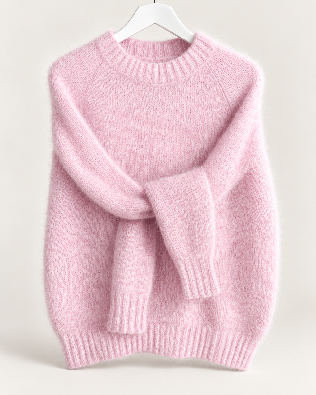 Cloud Mohair Sweater – Pink