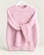 Cloud Mohair Sweater – Pink