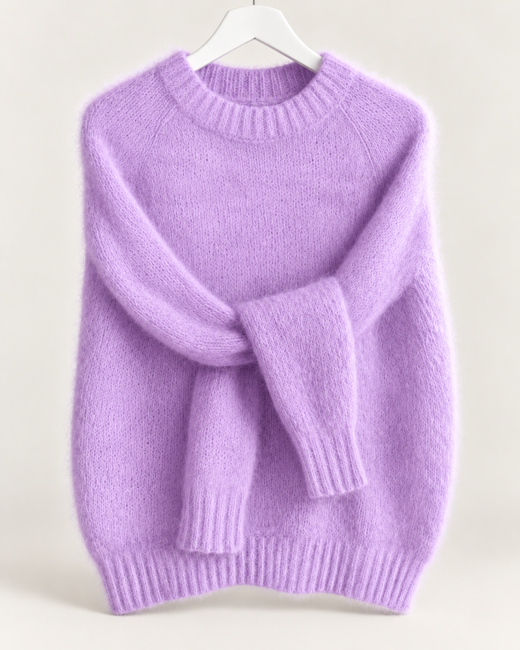 Cloud Mohair Sweater – Purple
