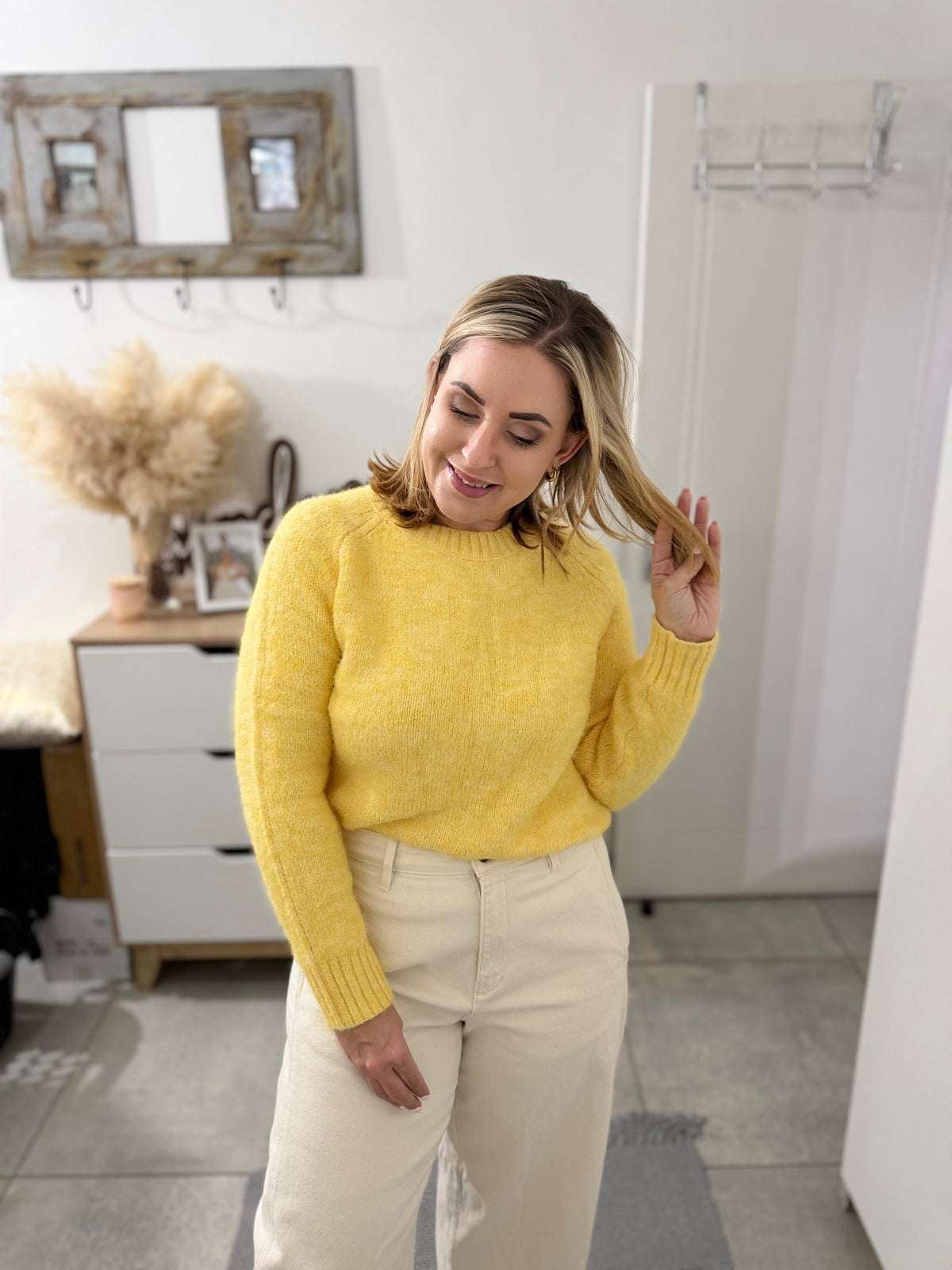 Cloud Mohair Sweater – Yellow