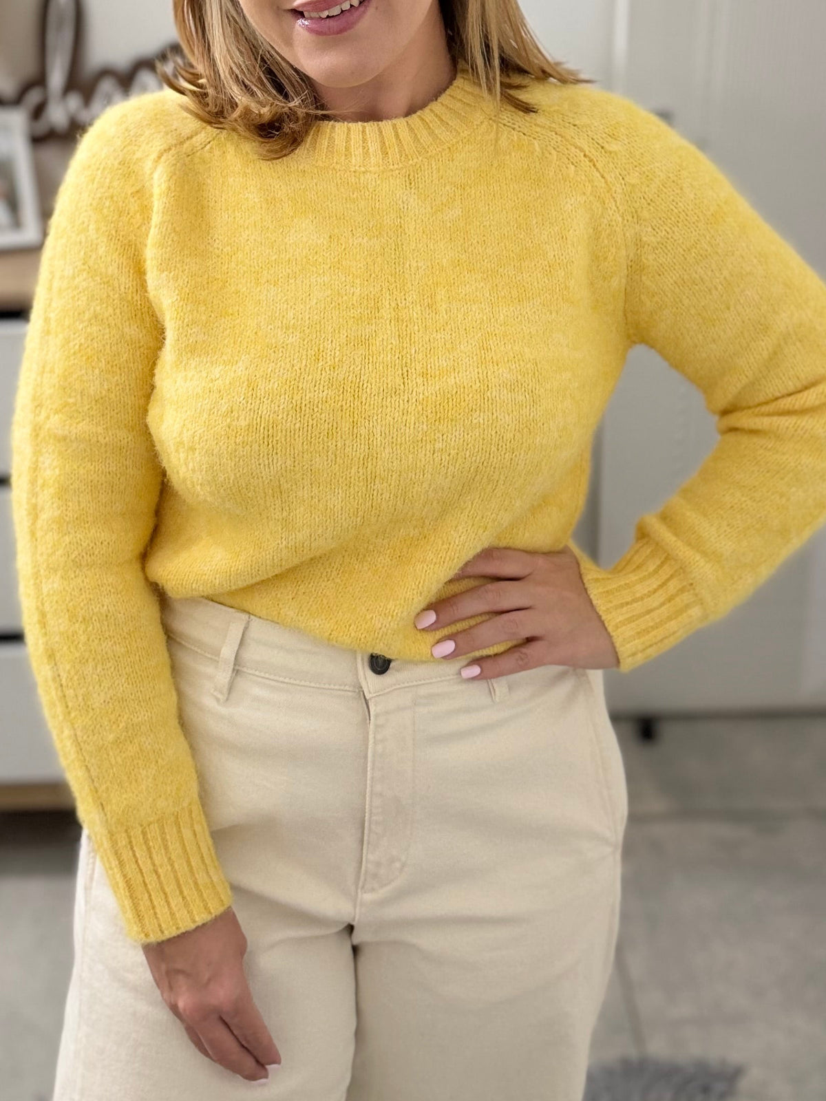 Cloud Mohair Sweater – Yellow