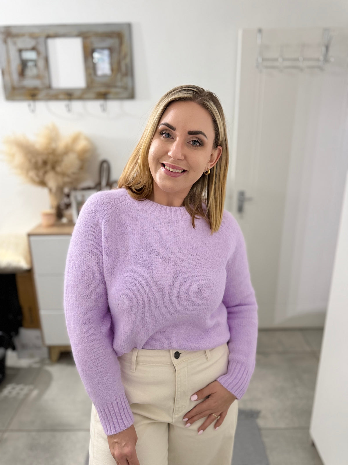 Cloud Mohair Sweater – Purple