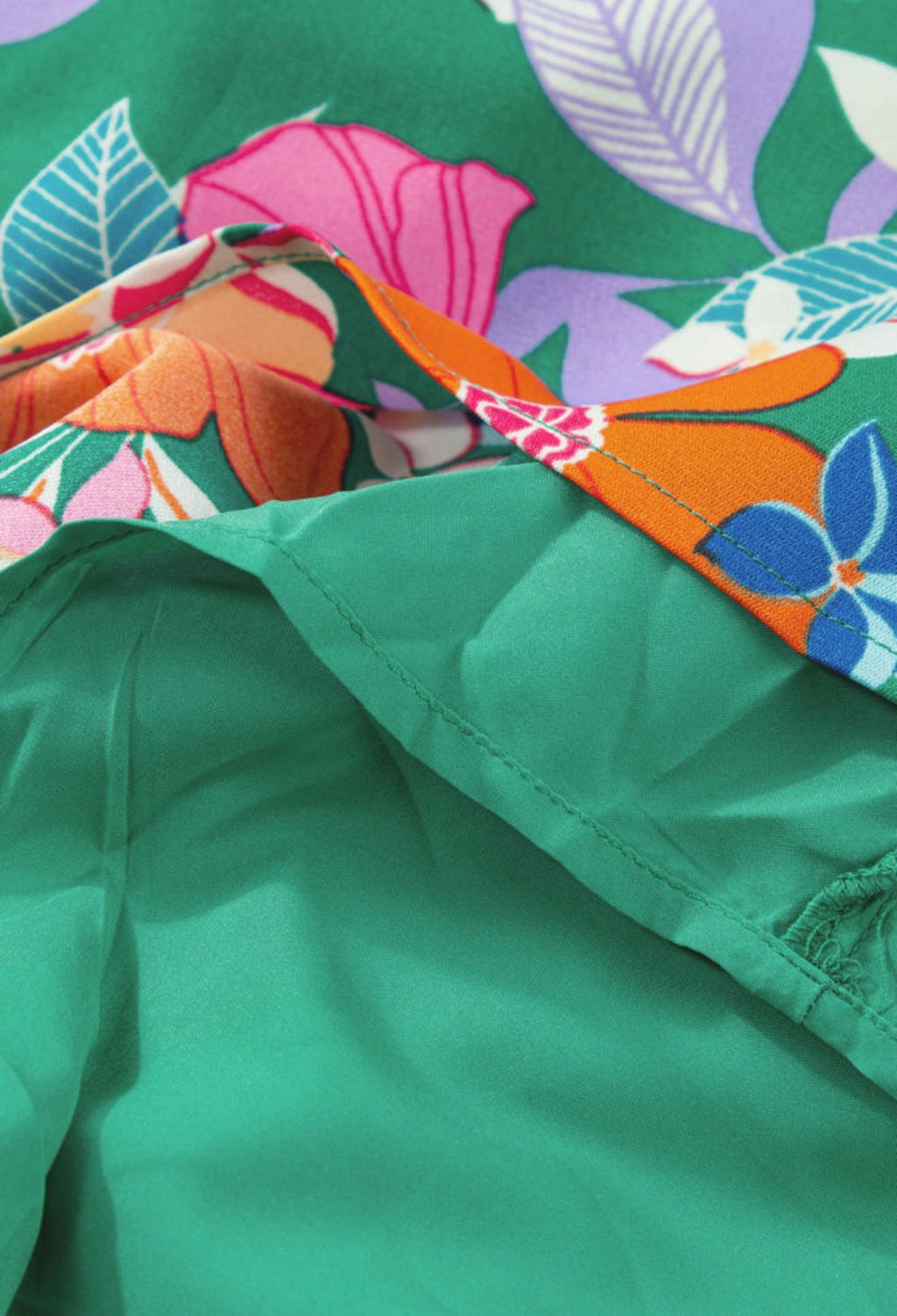 Azalea Floral Maxi Dress lining detail