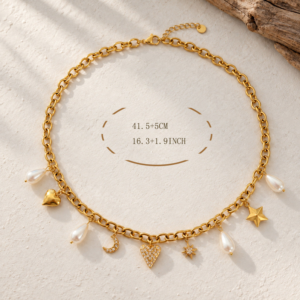 Étoile necklace length guide